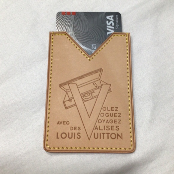 SOLD !!!Louis Vuitton Vachetta Voyages card holder - Picture 9 of 12
